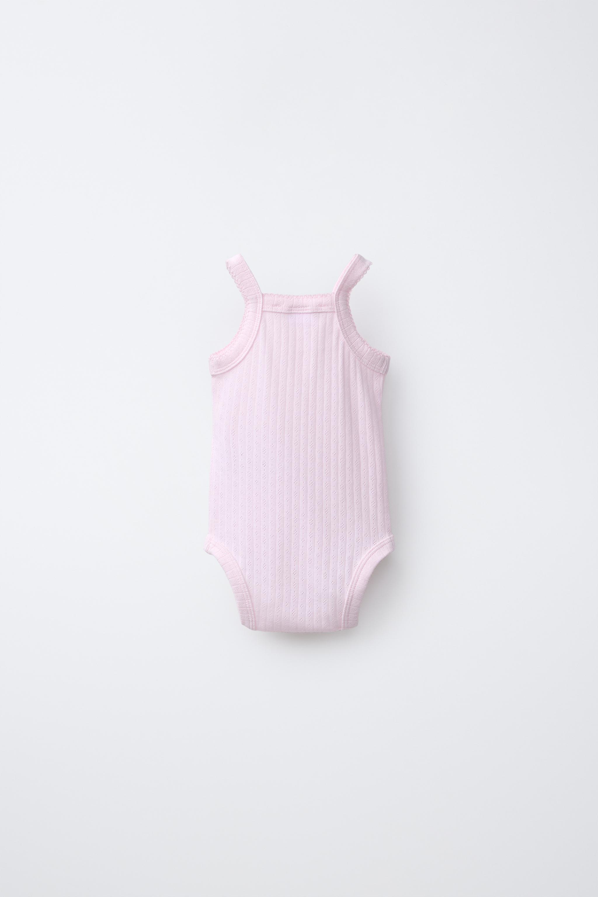 THREE-PACK OF POINTELLE STRAP BODYSUITS